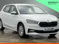Used Skoda Fabia SE 94 HP (69 kW) 2025 Moon white metallic Hatchback