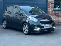 Used Kia Venga 123 HP (90 kW) 2015 Black Hatchback