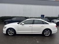 Used Audi A6 S-Line 2014 White Sedan