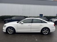 Used Audi A6 S-Line 2014 White Sedan