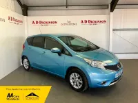 Used Nissan Note Acenta Premium 78 HP (57 kW) 2016 Blue Hatchback