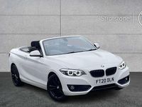 Used BMW 218 Sport Line 190 HP (139 kW) 2020 White Cabriolet