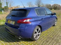 Used Peugeot 308 GT-line 130 HP (95 kW) 2016 Blue Hatchback