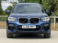 Used BMW X3 M Sport 261 HP (191 kW) 2018 Blue SUV