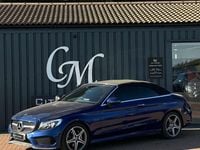 Usado Mercedes C200 AMG line 2017 Azul Cabrios