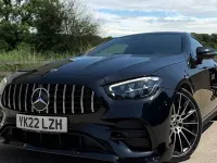 Used Mercedes E300 AMG line 258 HP (189 kW) 2022 Black Coupe