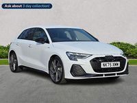 Used Audi A3 Black Edition 150 HP (110 kW) 2025 White Hatchback