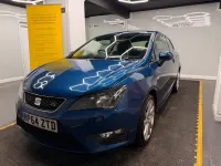 Usado Seat Ibiza FR 2015 Azul Citadino