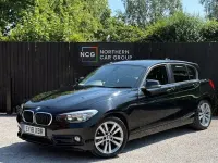 Used BMW 118 Sport Line 136 HP (100 kW) 2017 Black Hatchback