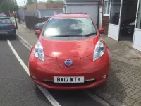 Used Nissan Leaf Tekna 80 kW (109 HP) 2017 Red Hatchback