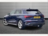 Used Audi A3 S-Line 110 HP (80 kW) 2023 Blue Hatchback