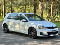 Gebraucht VW Golf VII GTD 2016 Weiß Kleinwagen