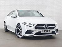 Used Mercedes A180 AMG line 136 HP (100 kW) 2021 White Sedan