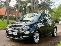Used Fiat 500 Lounge 69 HP (50 kW) 2016 Black Hatchback