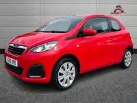 Used Peugeot 108 Active 68 HP (50 kW) 2015 Red Hatchback