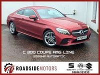 Used Mercedes C300 AMG line 2019 Red Coupe