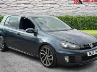 Used VW Golf VI GTD 170 HP (125 kW) 2010 Blue Hatchback