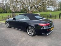 Used Mercedes E220 AMG line 194 HP (142 kW) 2018 Black Cabriolet