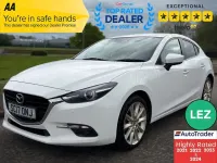 Używany Mazda 3 Inclusive 121 KM (88 kW) 2017 Biały Hatchback