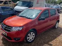 Used Dacia Sandero Lauréate 75 HP (55 kW) 2013 Red Hatchback