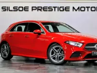Used Mercedes A200 AMG Line Premium 163 HP (119 kW) 2019 Red Hatchback