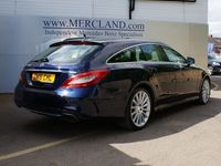 used Mercedes CLS220 CLS-Class 2016 (16) MERCEDES BENZAMG LINE ESTATE DIESEL AUTO BLUE