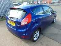 Used Ford Fiesta Zetec 82 HP (60 kW) 2016 Blue Hatchback