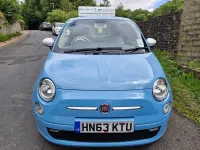 Used Fiat 500 69 HP (50 kW) 2013 Blue Hatchback