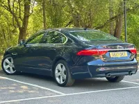 Used Jaguar XF Portfolio 300 HP (220 kW) 2017 Blue Sedan