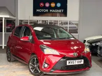 Used Toyota Yaris Design 2017 Red Hatchback