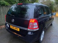 Used Vauxhall Zafira Design Edition 115 HP (84 kW) 2010 Black MPV