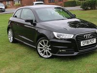 Used Audi A1 S-Line 125 HP (91 kW) 2018 Black Hatchback