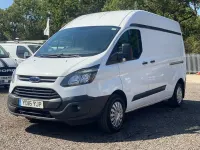 Used Ford Transit Custom 100 HP (73 kW) 2016 White Van
