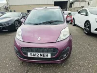 Used Peugeot 107 Allure 68 HP (50 kW) 2012 Purple Hatchback