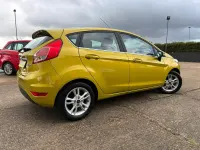 Used Ford Fiesta Zetec 2014 Yellow Hatchback