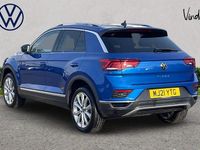 Used VW T-Roc SEL 150 HP (110 kW) 2021 Blue SUV