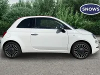 Used Fiat 500 Lounge 105 HP (77 kW) 2016 White Cabriolet
