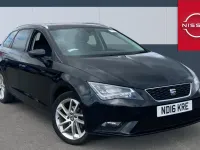 Used Seat Leon SE Dynamic 115 HP (84 kW) 2016 Black Hatchback