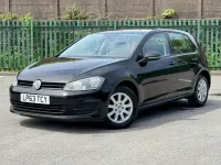 Used VW Golf VII S 105 HP (77 kW) 2014 Black Hatchback