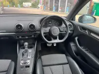 Used Audi A3 Black Edition 150 HP (110 kW) 2018 Blue Sedan