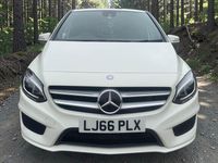 Used Mercedes B180 AMG line 122 HP (89 kW) 2017 White MPV