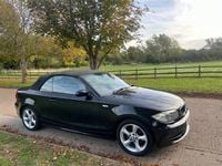 Used BMW 118 Cabriolet Sport Line 2009 Black Cabriolet