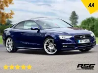 Used Audi A5 Black Edition 170 HP (125 kW) 2013 Blue Coupe
