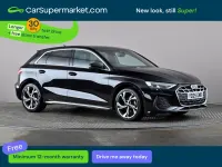 Begagnad Audi A3 S-Line 2025 Svart Halvkombi