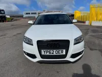 Used Audi A3 Sportback Black Edition 140 HP (102 kW) 2012 White Hatchback