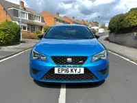 Used Seat Leon Cupra 290 285 HP (209 kW) 2016 Blue Hatchback