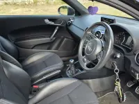 Used Audi A1 S-Line 95 HP (69 kW) 2018 Black Hatchback