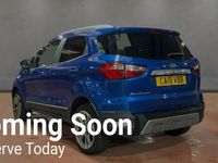 Used Ford Ecosport Titanium 100 HP (73 kW) 2019 Blue SUV