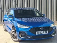 Used Ford Focus ST-Line 155 HP (114 kW) 2022 Blue Hatchback