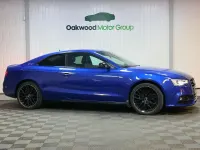 Used Audi A5 Black Edition 177 HP (130 kW) 2015 Blue Coupe